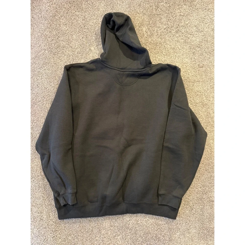 Carhartt Hoodie Mens 2XL Black Edward Jones K121 Pullover Original Fit Logo Work